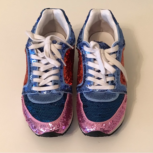 Katy Perry Collections Shoes - Katy Perry Collections colorful sequin-embellished sneakers